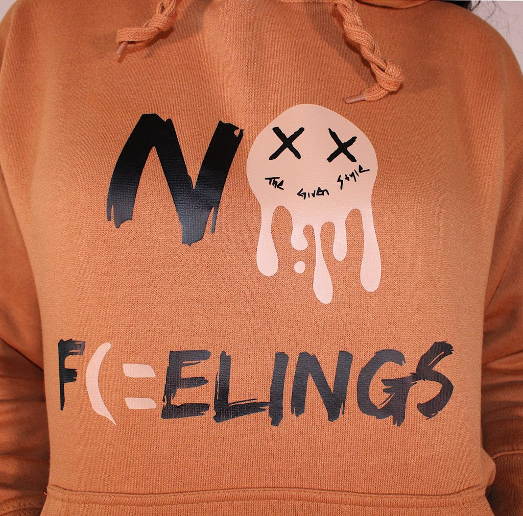"NO FEELINGS" Graphic Hoodie